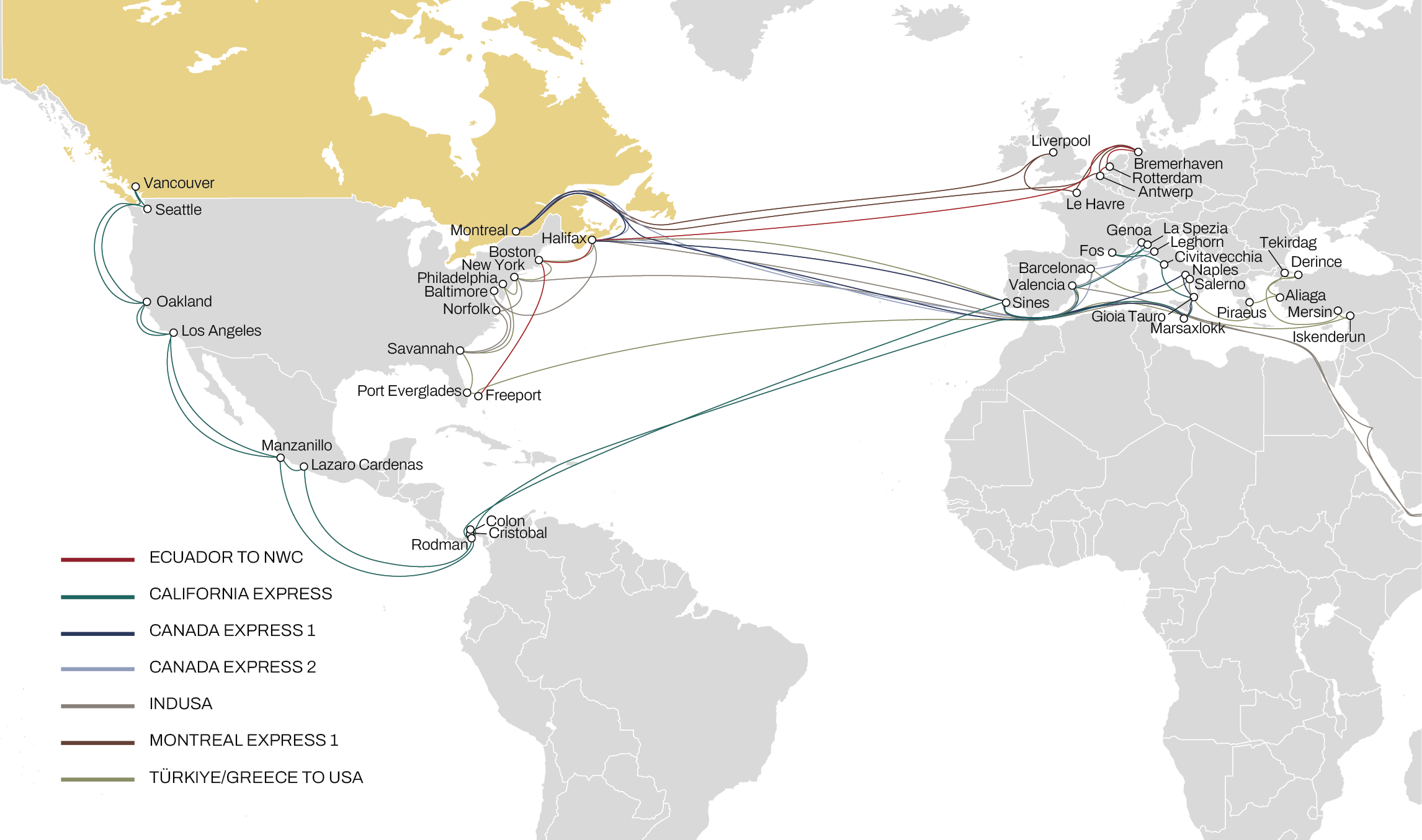 transatlantic cruise from canada to europe